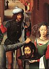 Wings Paintings - St John Altarpiece [detail 2, left wing] by Hans Memling